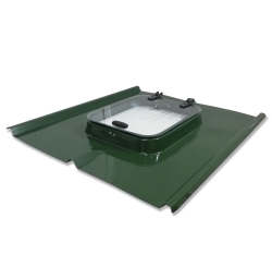 Yeşil sandwiç panel uyumlu çatı kapağı