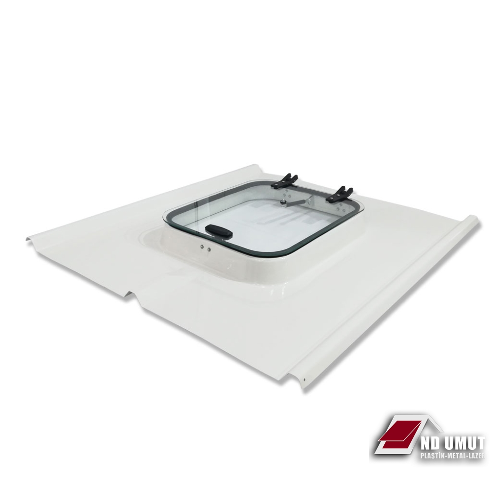 Beyaz sandwiç panel uyumlu çatı kapağı
